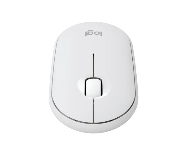 Мишка - Logitech Pebble Mouse 2 M350s - TONAL WHITE - BT - N/A - EMEA-808 - DONGLELESS
