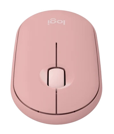 Мишка - Logitech Pebble Mouse 2 M350s - TONAL ROSE - BT - N/A - EMEA-808 - DONGLELESS