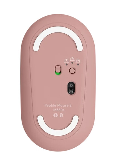Мишка - Logitech Pebble Mouse 2 M350s - TONAL ROSE - BT - N/A - EMEA-808 - DONGLELESS