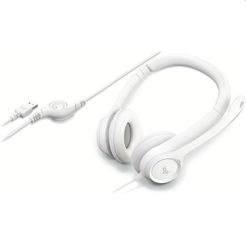 Слушалки - Logitech H390 USB Computer Headset - OFF-WHITE - USB - N/A - EMEA-914