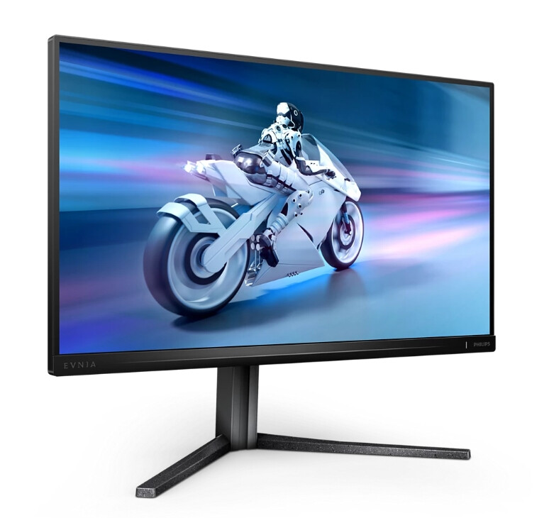 Монитор - Philips Evnia 25M2N5200U, 24.5" Fast IPS WLED, 1920x1080@240Hz (OC 390Hz), 1ms GtG, 0.5ms MPRT, 400cd m/2, 1000:1, Mega Infinity DCR, Adaptive Sync, FlickerFree, LowBlue Mode, Tilt, Height Adjust, Pivot, Swivel, 2xHDMI, DP, USB Hub