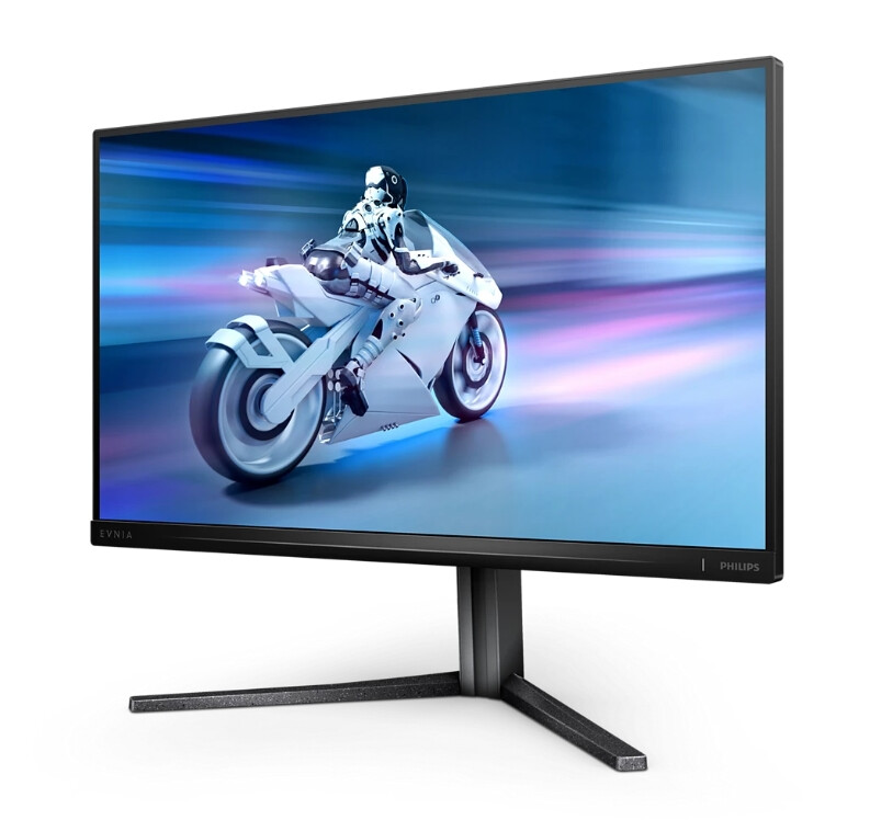 Монитор - Philips Evnia 25M2N5200U, 24.5" Fast IPS WLED, 1920x1080@240Hz (OC 390Hz), 1ms GtG, 0.5ms MPRT, 400cd m/2, 1000:1, Mega Infinity DCR, Adaptive Sync, FlickerFree, LowBlue Mode, Tilt, Height Adjust, Pivot, Swivel, 2xHDMI, DP, USB Hub