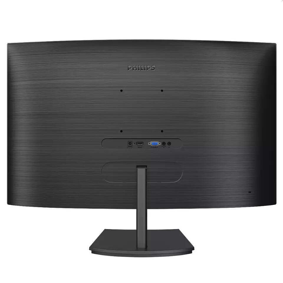 Монитор - Philips 271E1SCA, 27" Curved 1500R VA WLED, 1920x1080@75Hz, 4ms GTG, 250cd/m2, 3000:1, Mega Infinity DCR, FreeSync/Adaptive Sync, FlickerFree, Low Blue Mode, 3Wx2, Tilt, D-SUB, HDMI
