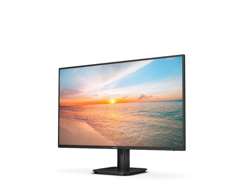 Монитор - Philips 27E1N1100A, 27" IPS WLED, 1920x1080@100Hz, 4ms GtG, 1ms MPRT, 250cd m/2, 1300:1, Mega Infinity DCR, Adaptive Sync, FlickerFree, LowBlue Mode, 2Wx2, Tilt, D-SUB, HDMI 