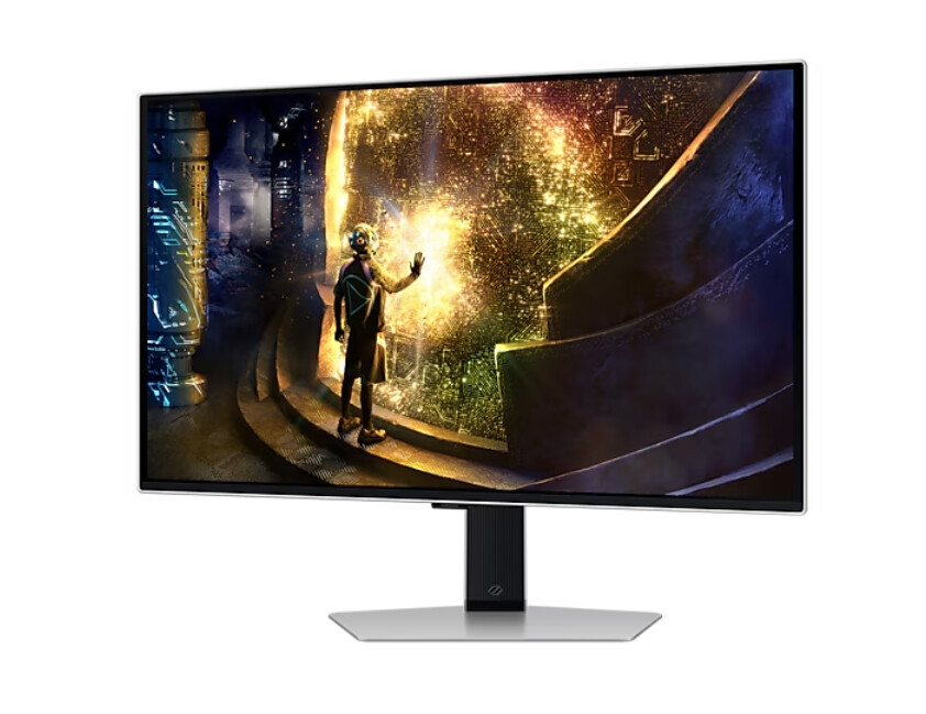 Монитор - Samsung 27DG610 27" Odyssey G6 Smart, OLED, 240 Hz, 1 ms GTG, 2560x1440, DP 1.4, 2xHDMI 2.1, 2xUSB, Wi-Fi, Bluetooth, Tizen, Silver