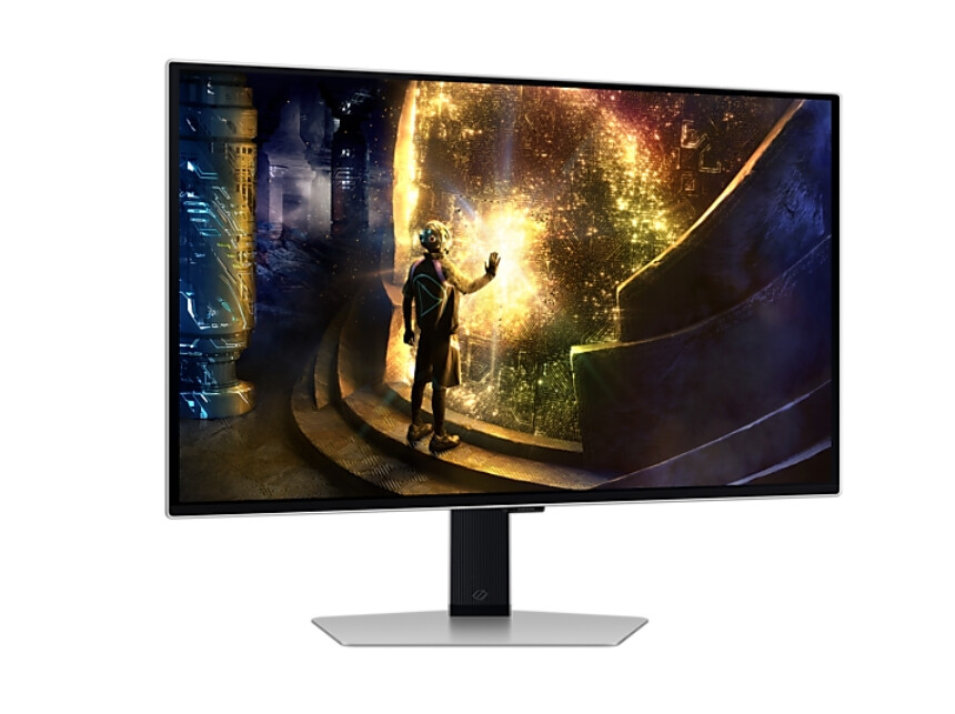 Монитор - Samsung 27DG610 27" Odyssey G6 Smart, OLED, 240 Hz, 1 ms GTG, 2560x1440, DP 1.4, 2xHDMI 2.1, 2xUSB, Wi-Fi, Bluetooth, Tizen, Silver