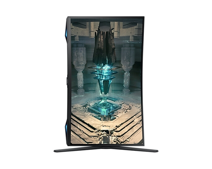 Монитор - Samsung 32BG650 32" Odyssey G6 Smart, Curved 1000R, VA, 240 Hz, 1 ms GTG, 2560x1440, 350 cd/m2, 2500:1 Contrast, Eye Saver, Flicker Free, AMD FreeSync Premium Pro, DP 1.4, 2xHDMI 2.1, 2xUSB, Wi-Fi, Bluetooth, Speakers, Tizen, Black