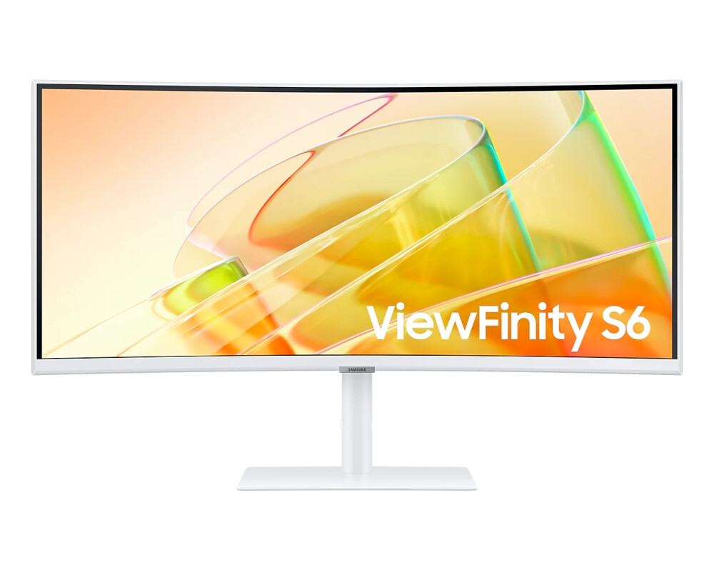Монитор - Samsung 34A650 34" Curved VA 3440x1440 5ms 100Hz DP HDMI USB 3.0 Speakers Thunderbolt White