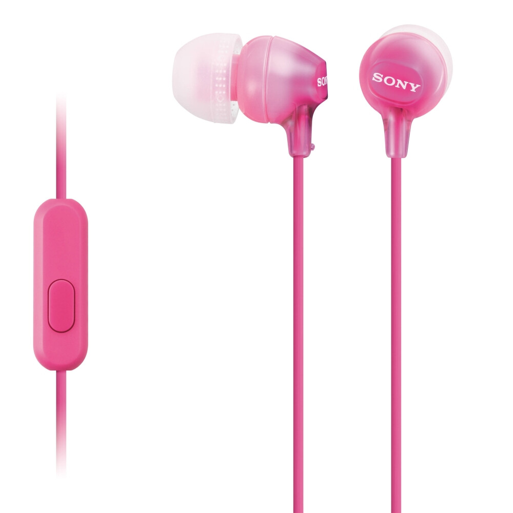 Слушалки - Sony Headset MDR-EX15AP pink