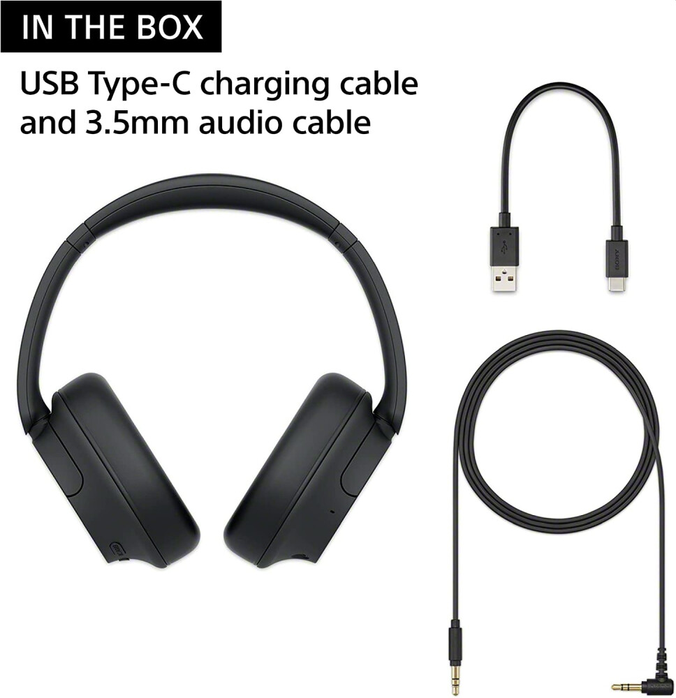 Слушалки - Sony Headset WH-CH720N, black