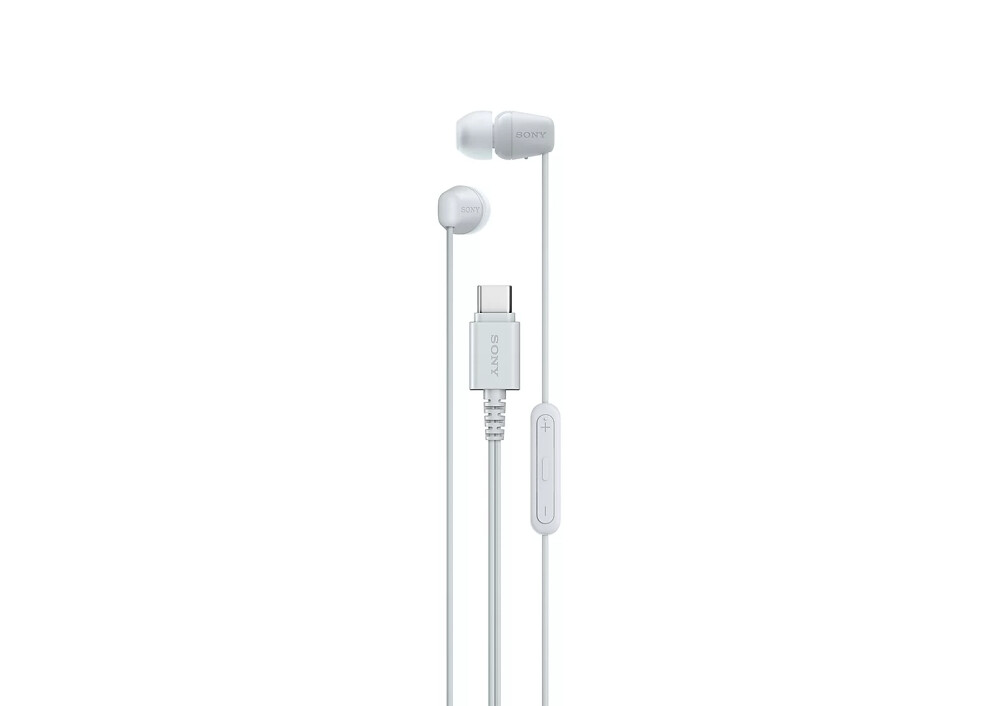 Слушалки - Sony Headset IER-EX15C USB-C, White
