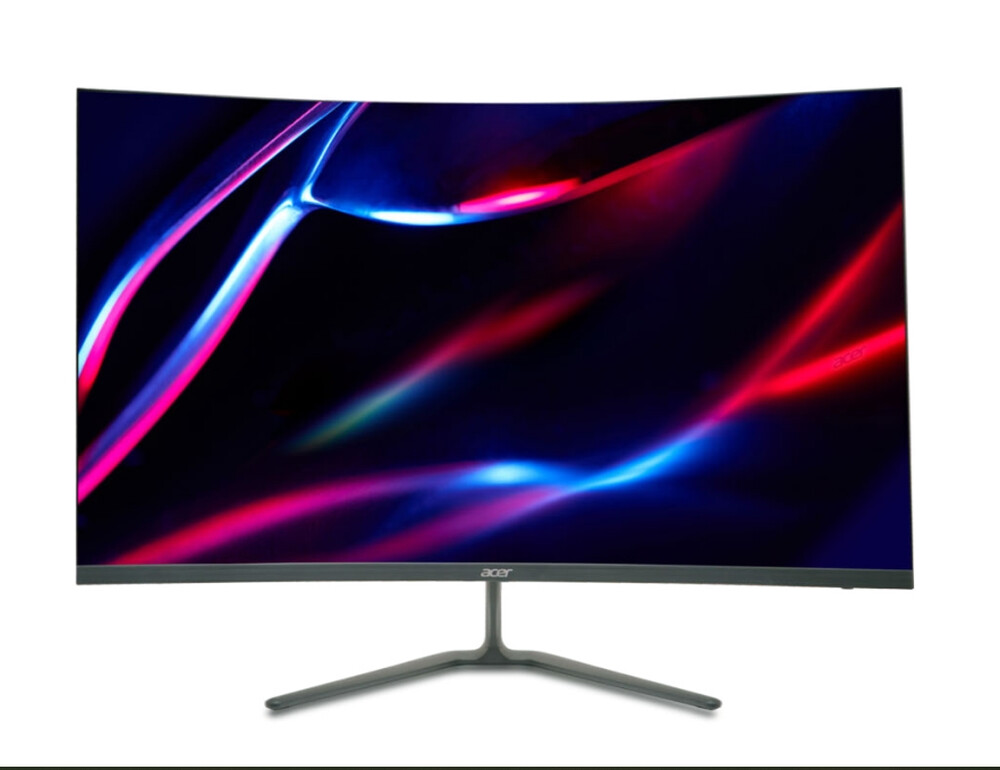 Монитор - Acer Nitro ED320QUS3bmiipx, 31.5'' Curved QHD (2560x1440), VA, 180Hz, 100M:1, 250 nits, 5ms(GTG)/1ms (VRB), FreeSync, 2xHDMI, 1xDP, Audio Out, BlueLightShield, Speakers, Tilt, VESA, Energy Class F, Black, 2Y