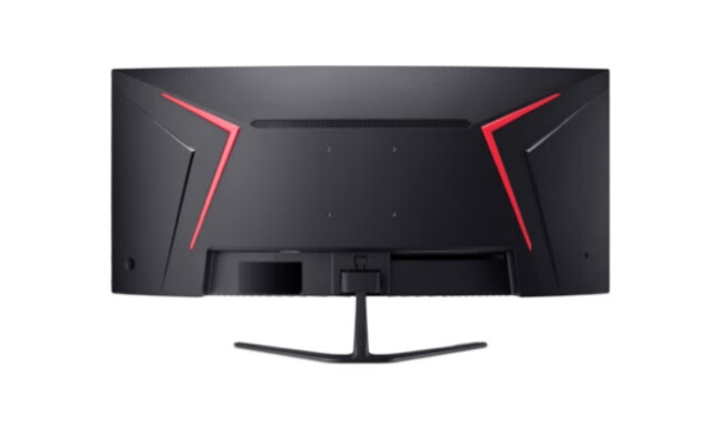 Монитор - Acer Nitro ED340CURJ0bmiipx, 34'' Curved 1500R WQHD (3440x1440), VA, 120Hz, 100M:1, 250 nits,  4ms (GTG)/1ms (VRB), 99% sRGB, FreeSync Premium, HDR10, 2xHDMI, DP, Audio Out, ZeroFrame, Speakers 2x2W, Tilt, VESA, Energy Class F, Black, 2Y