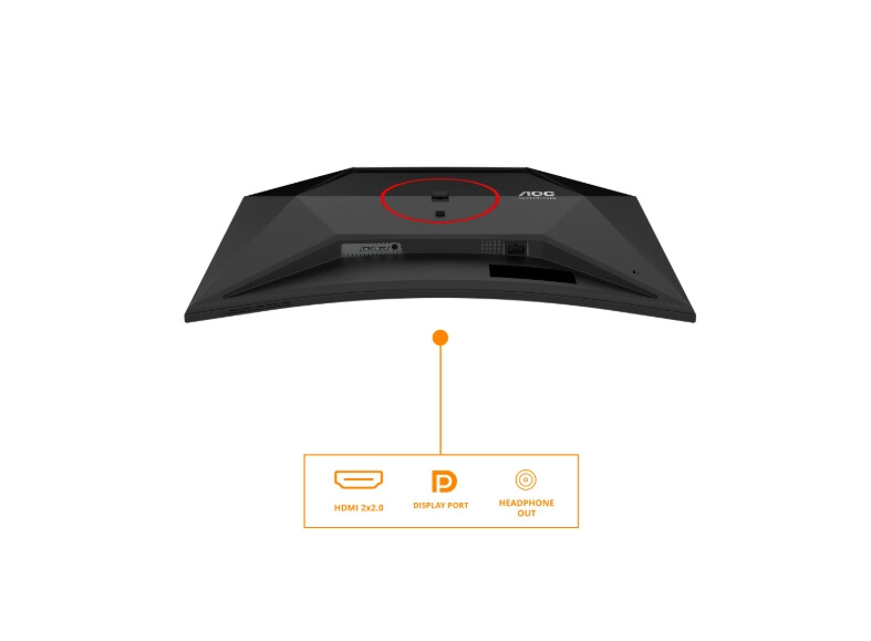 Монитор - AOC C32G4Z, 31.5" Curved 1500R, VA, WLED, 1920x1080@260Hz (OC, Native 240Hz), 4ms GtG, 0.3ms MPRT, 300cd m/2, 3500:1, Adaptive Sync, FlickerFree, Anti Blue Light, 5Wx2, Tilt, Height Adjust, Swivel, 2xHDMI, DP
