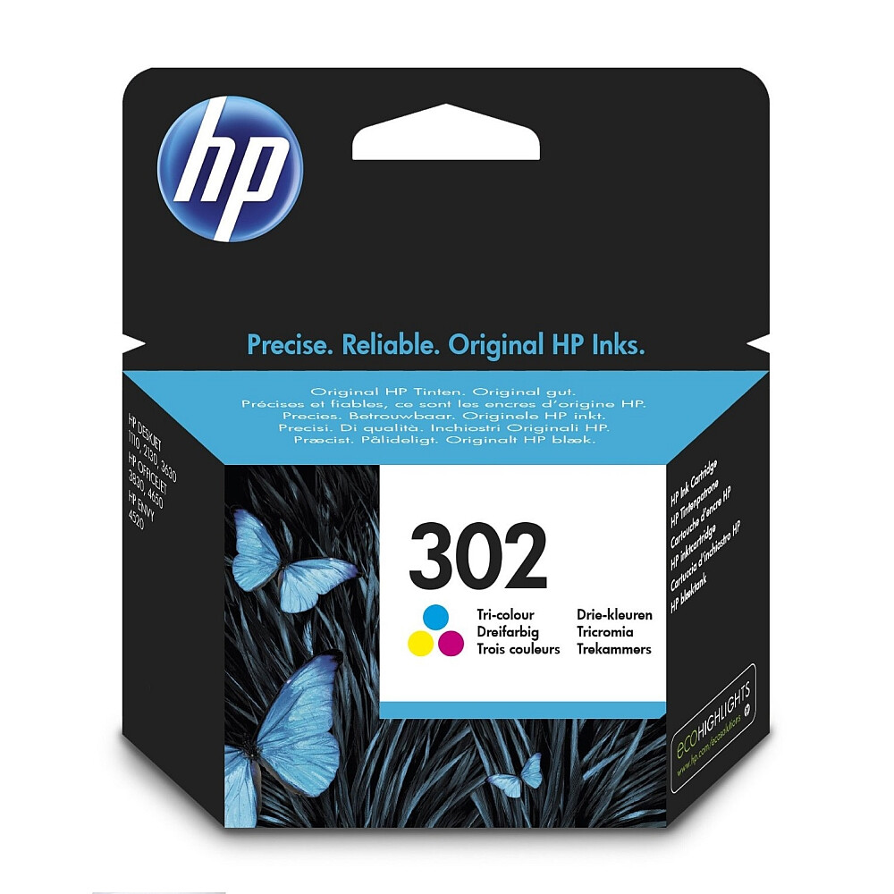 Консуматив - HP 302 Tri-color Original Ink Cartridge