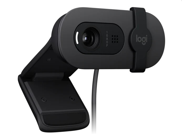 Уебкамера - Logitech Brio 100 Full HD Webcam - GRAPHITE - USB - N/A - EMEA28-935
