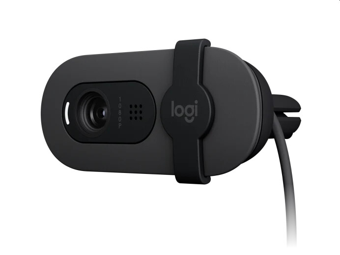 Уебкамера - Logitech Brio 100 Full HD Webcam - GRAPHITE - USB - N/A - EMEA28-935