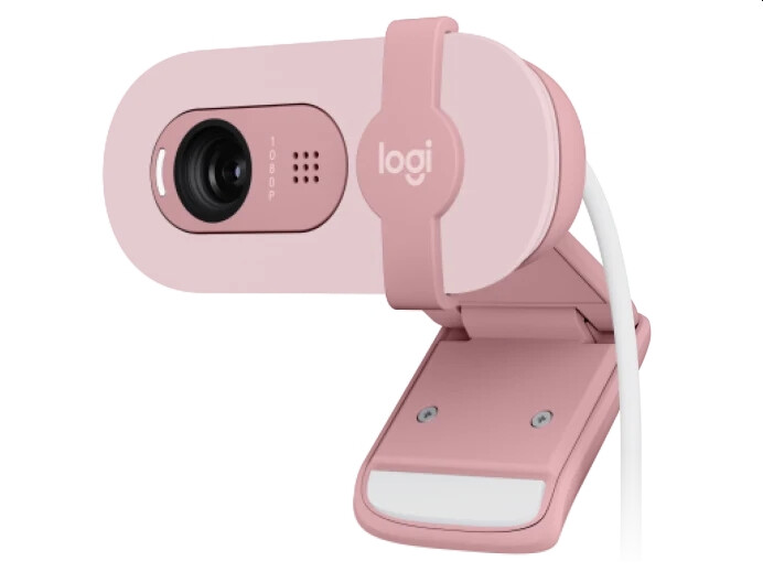 Уебкамера - Logitech Brio 100 Full HD Webcam - ROSE - USB - N/A - EMEA28-935 - WEBCAM