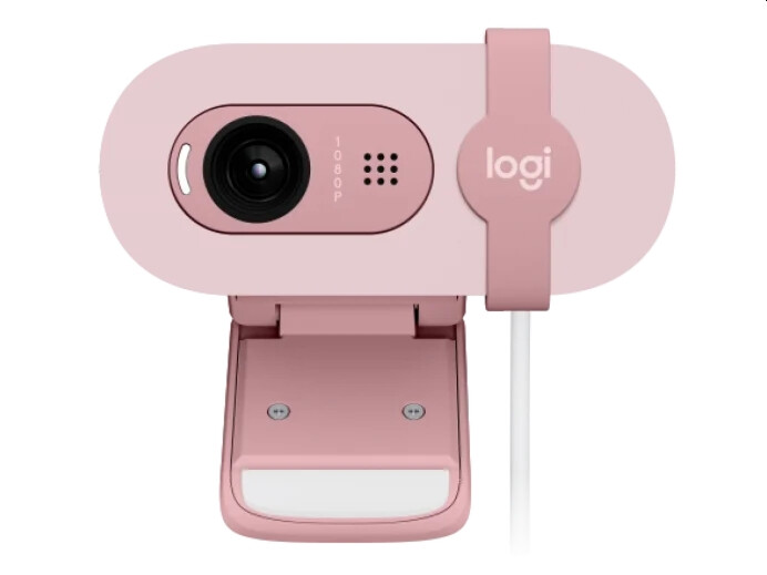 Уебкамера - Logitech Brio 100 Full HD Webcam - ROSE - USB - N/A - EMEA28-935 - WEBCAM
