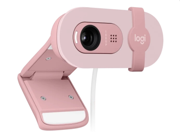 Уебкамера - Logitech Brio 100 Full HD Webcam - ROSE - USB - N/A - EMEA28-935 - WEBCAM