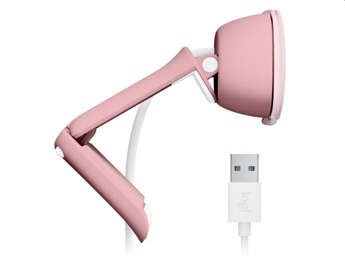 Уебкамера - Logitech Brio 100 Full HD Webcam - ROSE - USB - N/A - EMEA28-935 - WEBCAM