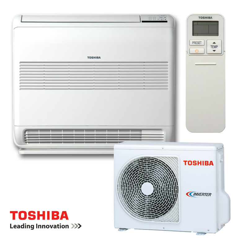 Инверторен климатик Toshiba Bi-flow RAS-B13J2FVG-E1 + RAS-13J2AVSG-E - подов тип