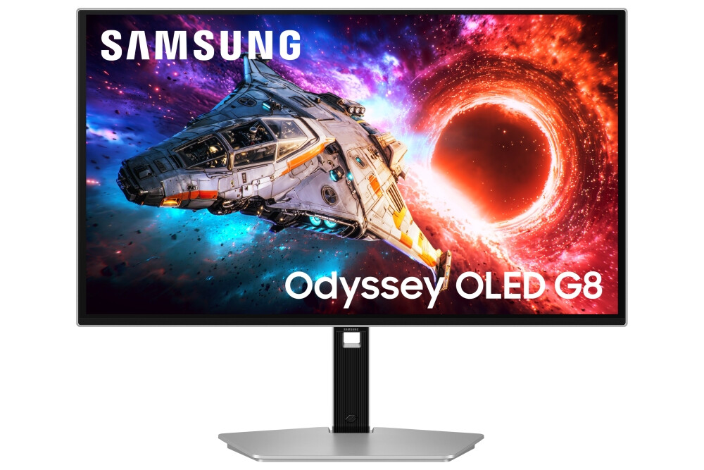 Монитор - Samsung 27'' LS27HG800SU Odyssey OLED G8 4K 3840x2160 0.03ms 240Hz Glare Free DP 2.1 (UHBR20) & USB-C (98W) Silver