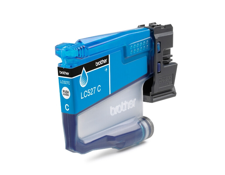 Консуматив - Brother LC527C Cyan Ink Cartridge for MFCJ5010DW/MFCJ5110DW - 900 page yield