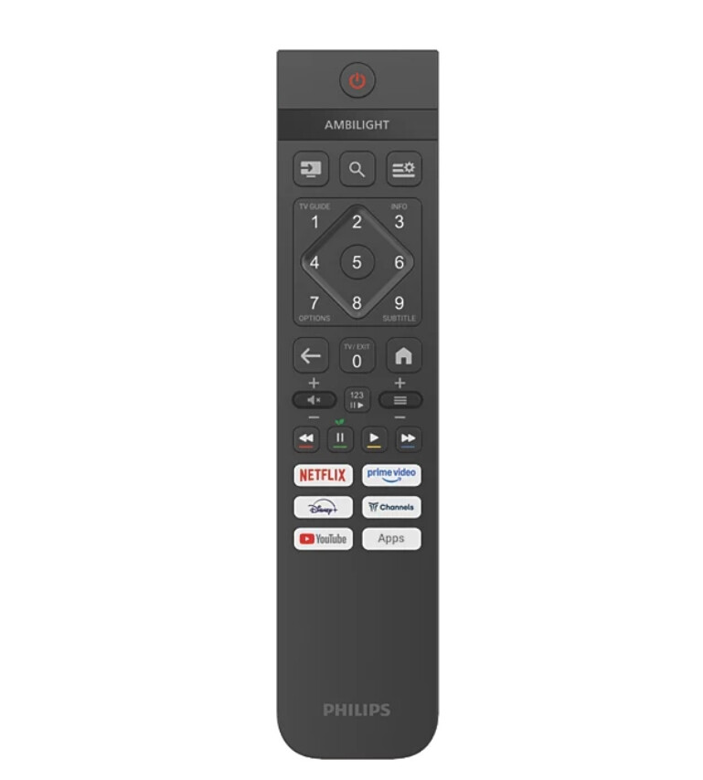 Телевизор - Philips 50PUS7001/12, 50" 4K UHD LED, 3840 x 2160p, 60Hz, DVB-T/T2/T2-HD/C/S/S2, Natural Motion, Perfect Pixel UHD, HDR 10+, Dolby Atmos, Titan OS, 3*HDMI, 2*USB, VRR, AirPlay 2, WiFi 5, BT 5.4, 20 W RMS