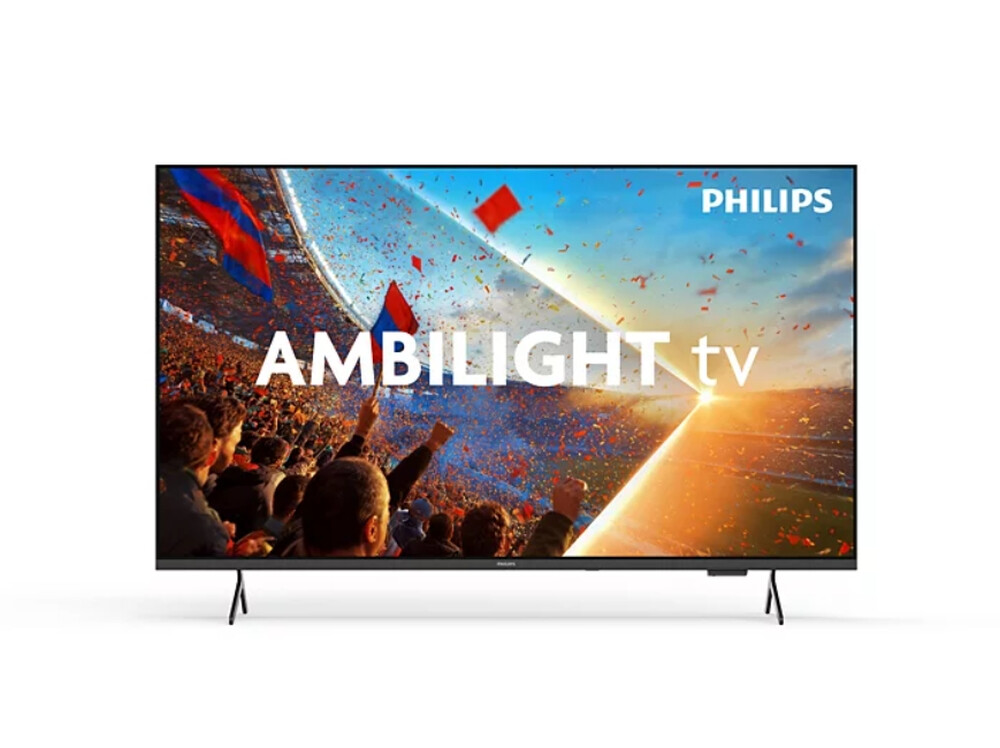 Телевизор - Philips 55PUS8001/12, 55" 4K UHD LED, 3840 x 2160p, 60Hz, 3 sided Ambilight,  DVB-T/T2/T2-HD/C/S/S2, CL+2.0, Perfect Pixel UHD, HDR10, HLG, Titan OS, Dolby Atmos, 3*HDMI, 2*USB, 802.11ac, BT 5.2, Easy Link 3.0, 20W RMS, Black