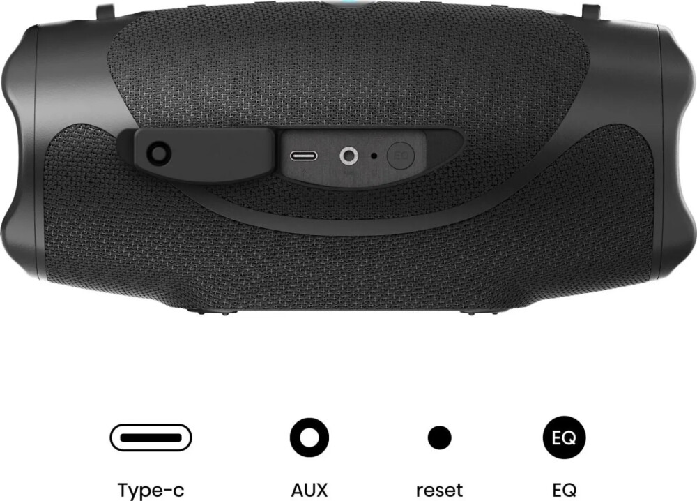 Аудио система - Hisense, FlexBoom, Party speaker 2.0 Ch., 80W, BT, 20h play,IP67 Water and Dust Proof,Ambient Light,Black