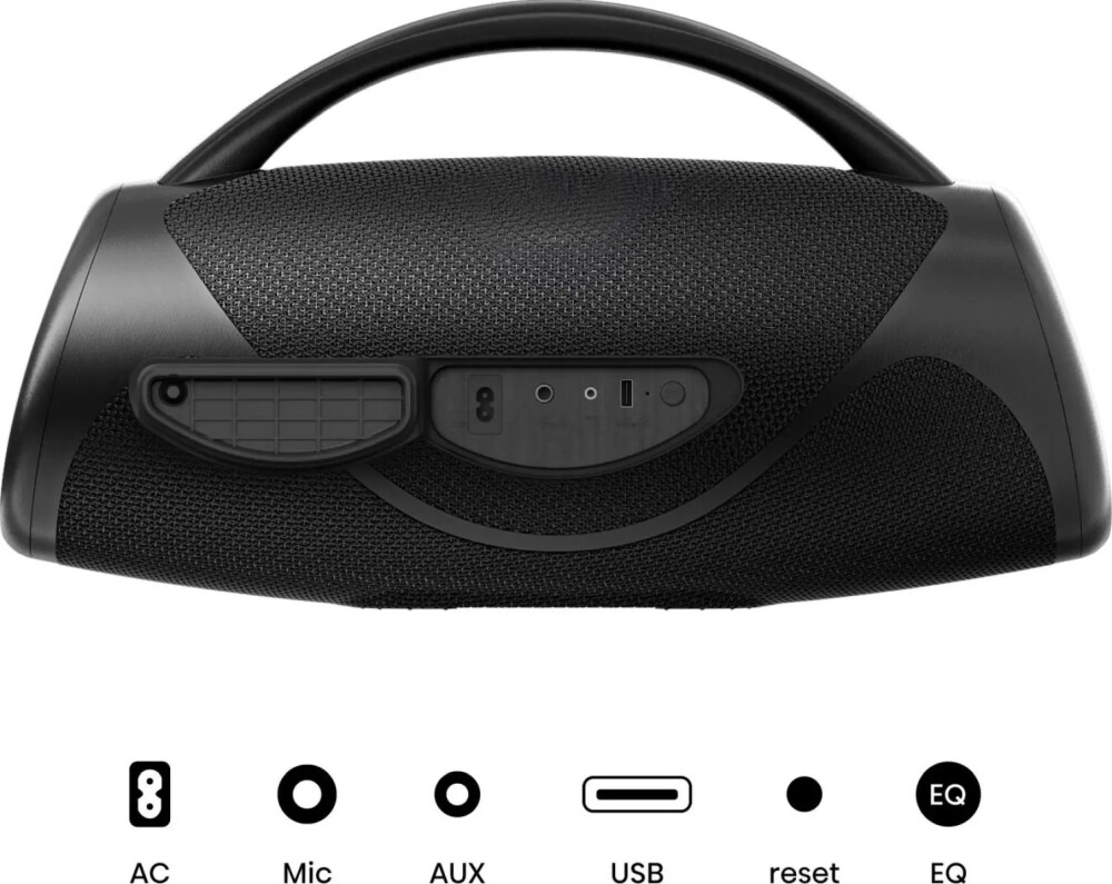 Аудио система - Hisense, VoyageBoom, Party speaker 2.0 Ch., 360W, BT, 24h play,IP67 Water and Dust Proof,Ambient Light,Dual-way Strap,Built-in Powerbank,Dual-level Bass Boost,Black