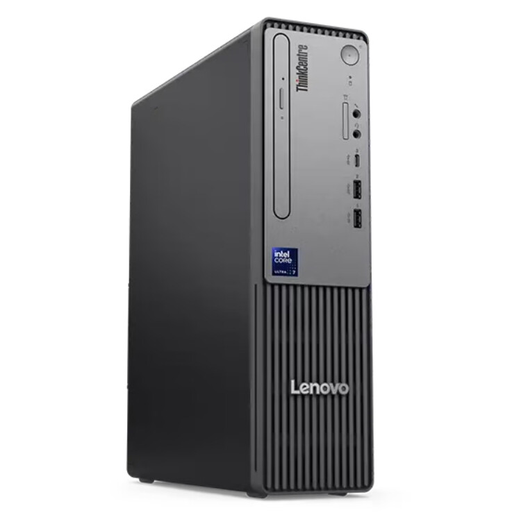 Настолен компютър - Lenovo ThinkCentre neo 50s G6 SFF Intel Core Ultra 5 225, 10C (up to 4.9GHz, 20MB), 16GB DDR5-5600, 512GB SSD, Graphics A310LP 4GB, no DVD, KB, Mouse, DOS, 3Y Onsite
