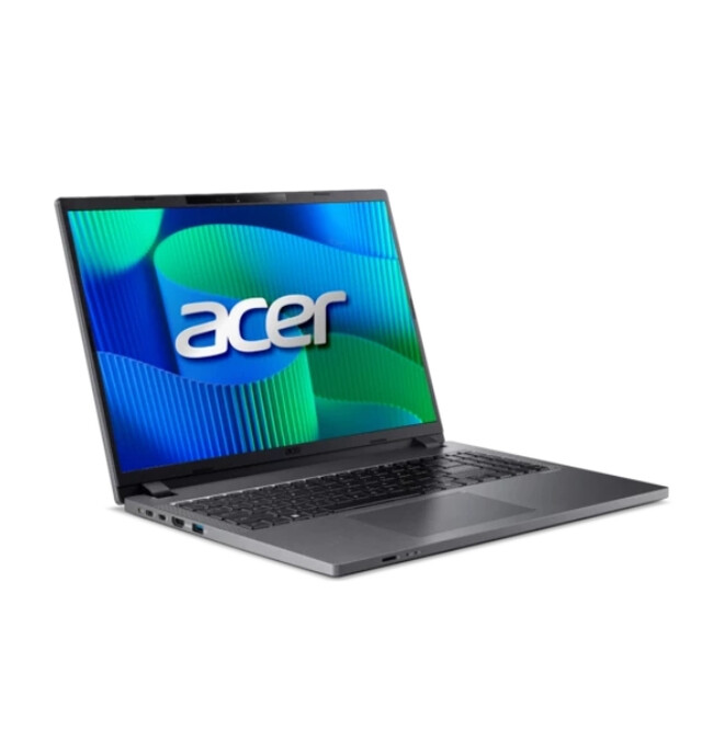 Лаптоп - Acer Travelmate P2 TMP216-51-G2-TCO-55HD,  Intel Core 5 120U (1.4GHz up to 5.0GHz, 12MB), 16'' WUXGA (1920 x1200) IPS, 16GB DDR5  (2x8GB), 512GB PCIe NVMe SSD+ HDD ugrade kit, TPM 2.0, WiFi 6E, BT 5.3, Win11 PRO EDU, 3Y Warranty