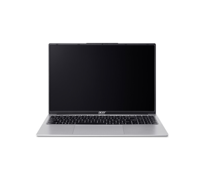 Лаптоп - Acer Aspire Lite 16, AL16-54P-54YH, Intel Core 5 120U (up to 5.00GHz, 12MB), 16" WUXGA (1920x1200) IPS, 16GB DDR5, 512GB PCIe  NVMe SSD, Intel UHD Graphics, HD Cam, WiFi 6ax, BT 5.1, No OS, Light Silver