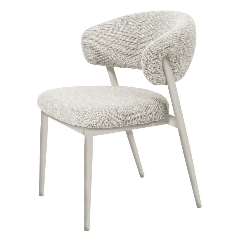 Трапезен стол OMA - бежов 6 CASH