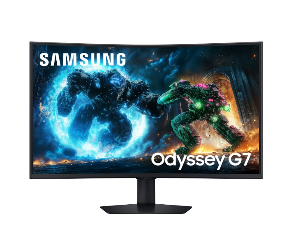 Монитор - Samsung 37FG750 37" VA Odyssey G7 G75F Curved 1000R 4K 165Hz 3840x2160 1ms 60Hz DP HDMI Black + Logitech G102 Mouse, Lightsync RGB, 8000 DPI, 6 Programmable Buttons, Black