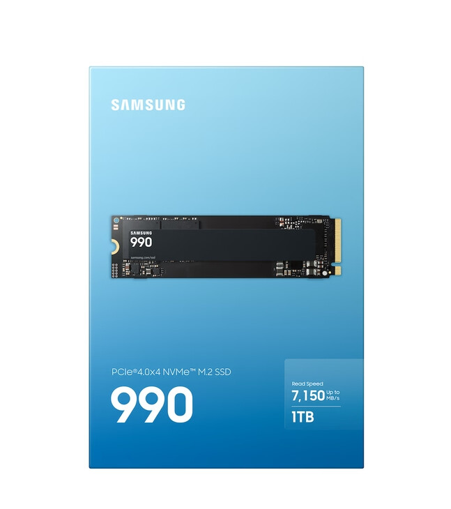 Твърд диск - Samsung SSD 990 1TB PCIe 4.0 NVMe M.2 V-NAND Read 7150 MB/s Write 6450 MB/s