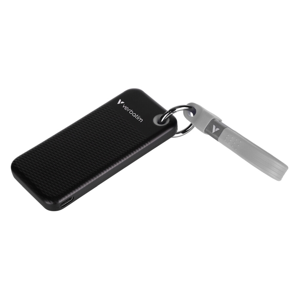 Твърд диск - Verbatim Pocket SSD USB 3.2 Gen 2 512GB Black/Grey
