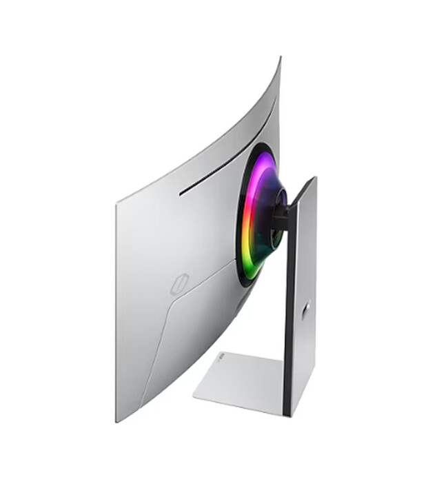 Монитор - Samsung LS34DG850, 34'' CURVED Odyssey G8 OLED, 1800R, 175 Hz, 0.1 ms GTG, 21:9, 3440 x 1440, Smart, 2xUSB C, Mini DP, Micro HDMI 2.1, Wi-Fi 5, BT 5.2, Speakers, 178°/178°, Silver