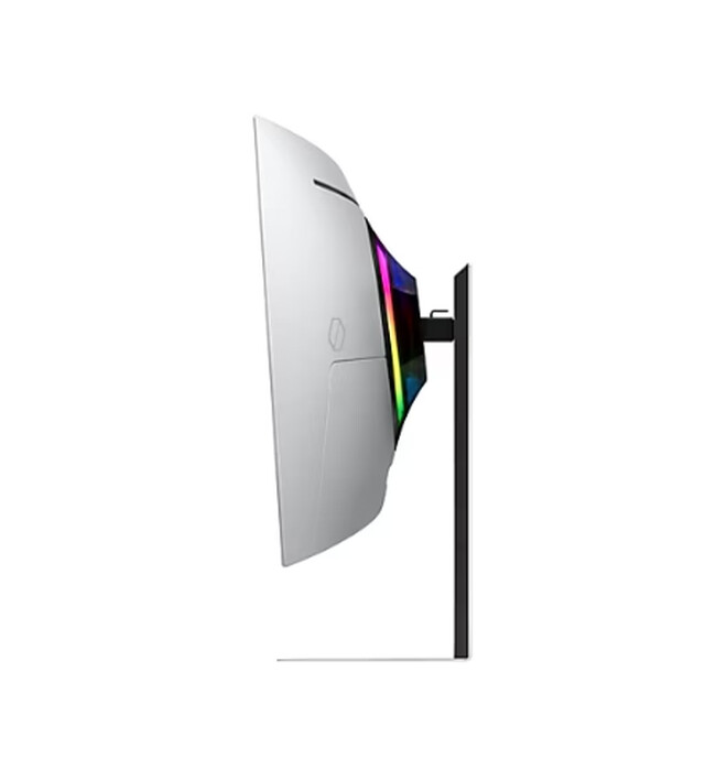 Монитор - Samsung LS34DG850, 34'' CURVED Odyssey G8 OLED, 1800R, 175 Hz, 0.1 ms GTG, 21:9, 3440 x 1440, Smart, 2xUSB C, Mini DP, Micro HDMI 2.1, Wi-Fi 5, BT 5.2, Speakers, 178°/178°, Silver