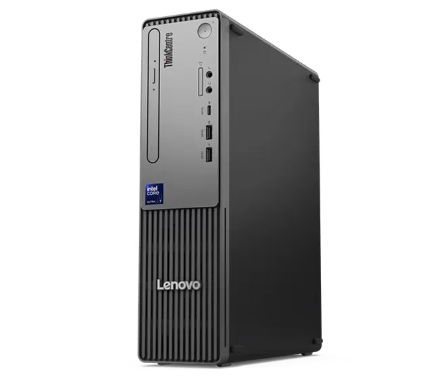Настолен компютър - Lenovo ThinkCentre neo 50s G6 SFF Intel Core Ultra 7 265, 20C (up to 5.3GHz, 30MB), 16GB DDR5-5600, 512GB SSD, Integrated Graphics, DVD, KB, Mouse, DOS, 3Y Onsite