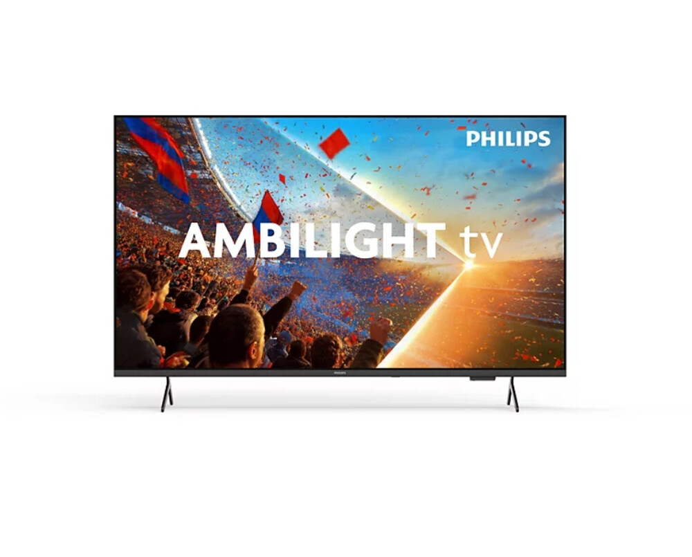 Телевизор - Philips 43PUS8001/12, 43" 4K UHD LED, 3840 x 2160p, 60Hz, 3 sided Ambilight, DVB-T/T2/T2-HD/C/S/S2, CL+2.0, Perfect Pixel UHD, HDR10, HLG, Titan OS, Dolby Atmos, 3*HDMI, 2*USB, 802.11ac, BT 5.2, Easy Link 3.0, 20W RMS, Black