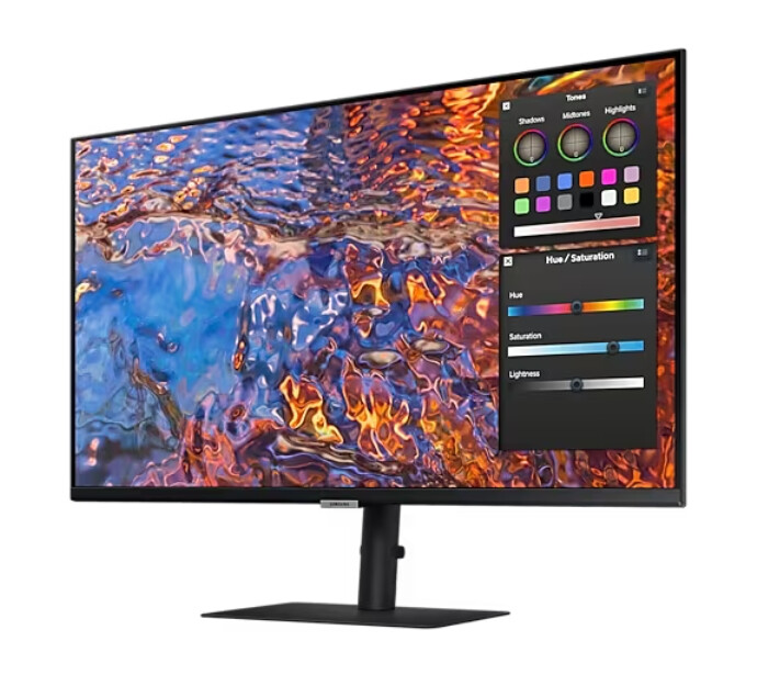 Монитор - Samsung 32B800 32" IPS LED, 60 Hz, 5 ms GTG, 3840x2160, 300 cd/m2, Flicker Free, PBP, PIP, USB-C 90W, 3xUSB 3.0, Display Port 1.4, 2xHDMI 2.2, Black + Logitech MK250 - Graphite - USINTL