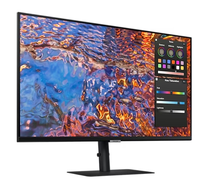 Монитор - Samsung 32B800 32" IPS LED, 60 Hz, 5 ms GTG, 3840x2160, 300 cd/m2, Flicker Free, PBP, PIP, USB-C 90W, 3xUSB 3.0, Display Port 1.4, 2xHDMI 2.2, Black + Logitech MK250 - Graphite - USINTL