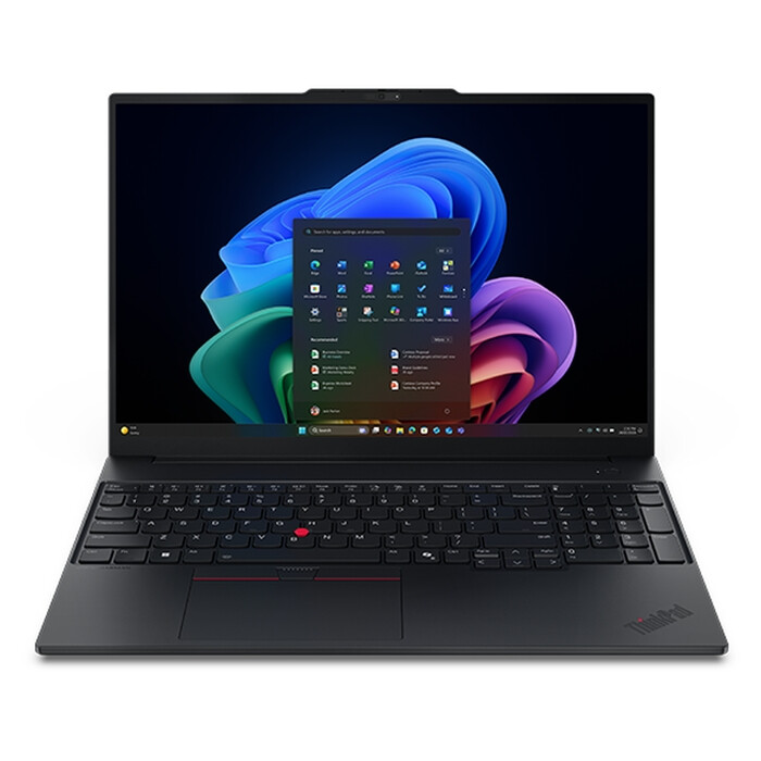 Лаптоп - Lenovo ThinkPad E16 G4 Intel Core Ultra 7 355 (up to 4.7GHz, 12MB), 2x16GB DDR5-5600, 1TB SSD, 16" WUXGA (1920x1200) IPS AG,  Intel Graphics, FHD 1080p&IR Cam, Backlit KB, WLAN, BT, FPR, DOS, 3Y Onsite
