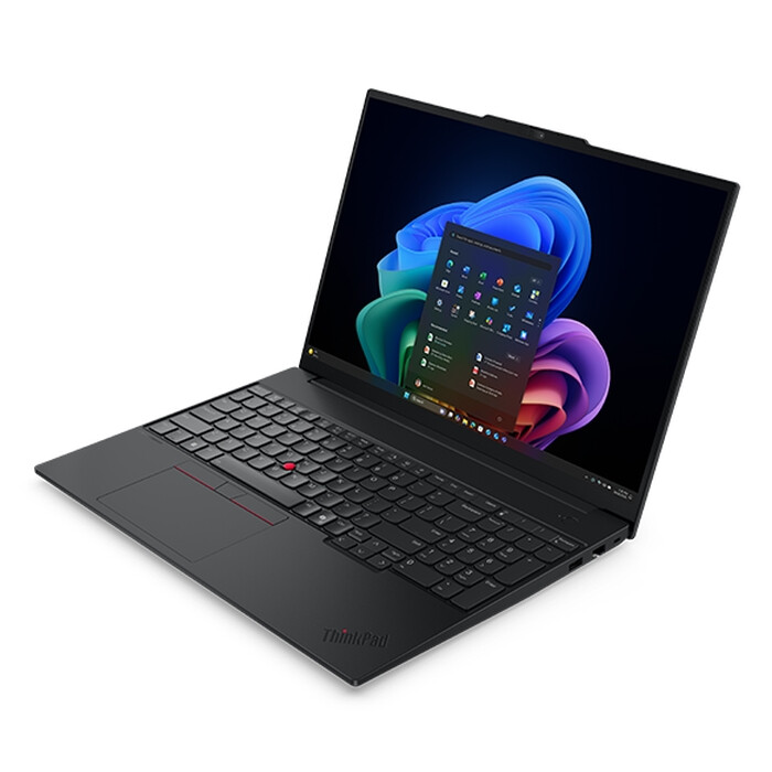 Лаптоп - Lenovo ThinkPad E16 G4, Intel Core Ultra 7 355 (up to 3.50GHz, 12MB), 16" WUXGA, 32GB, 1TB SSD, Intel Graphics, BT 5.4,Wi-Fi 7 2x2 BE, Wired Ethernet, FPR, 1080PFHD Hybrid, 4 Cell, 65W, DOS, 3YR Onsite