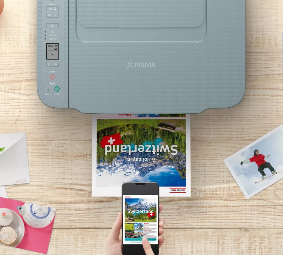 Мастилоструйно многофункционално устройство - Canon PIXMA TS3752i All-In-One, Blue