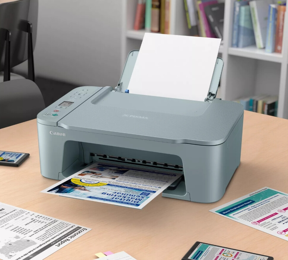 Мастилоструйно многофункционално устройство - Canon PIXMA TS3752i All-In-One, Blue