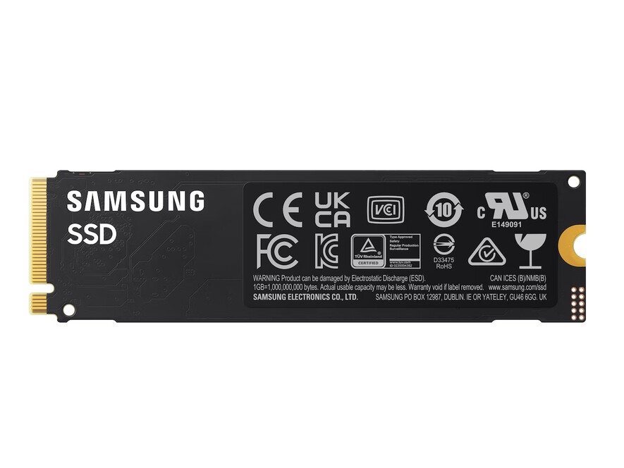 Твърд диск - Samsung SSD 990 2TB PCIe 4.0 NVMe M.2 V-NAND Read 7250 MB/s Write 6450 MB/s